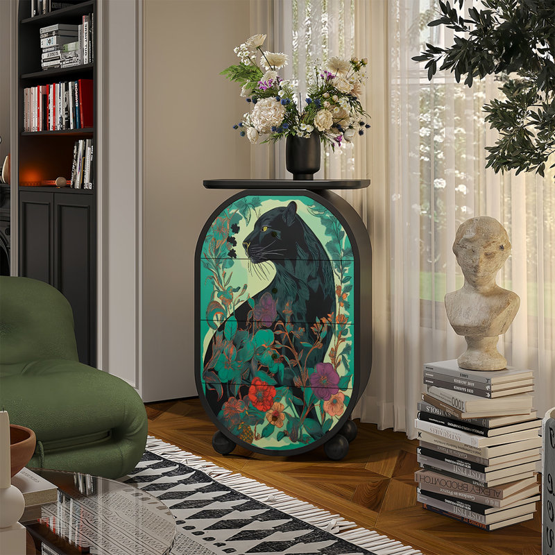 Armoire à tiroirs décorative de style moderne