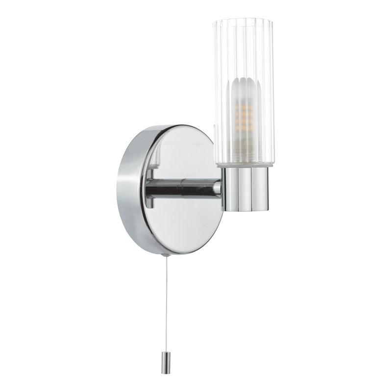 Bathroom Wall Light, Polished Chrome