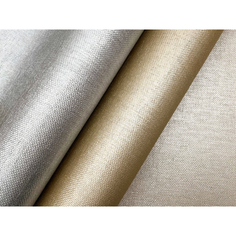 Papier peint tissé, Doré