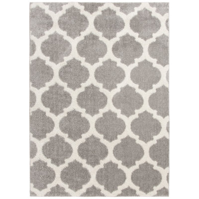 Tapis gris clair Sanya