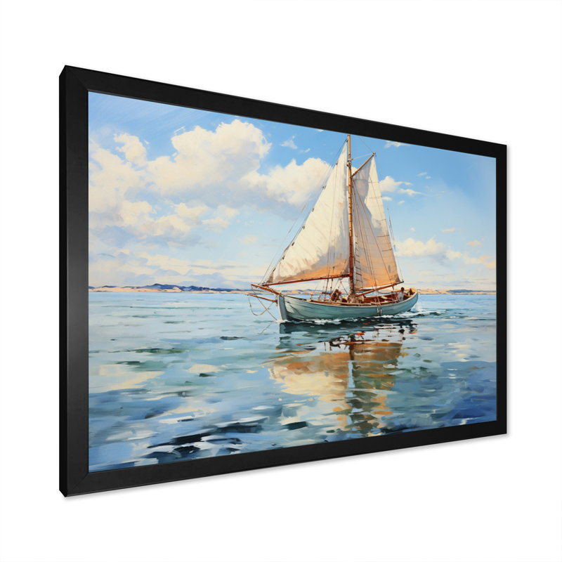 Boat Whispering Breezes I - Transportation Wall Art Living Room