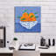 Toile épique «Orange nature morte» par Farida Zaman, 18 po x 18 po-1713046011