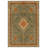 Zyana Collection Digital Print Cotton-Polyester Green Moroccan Rug-1752216656