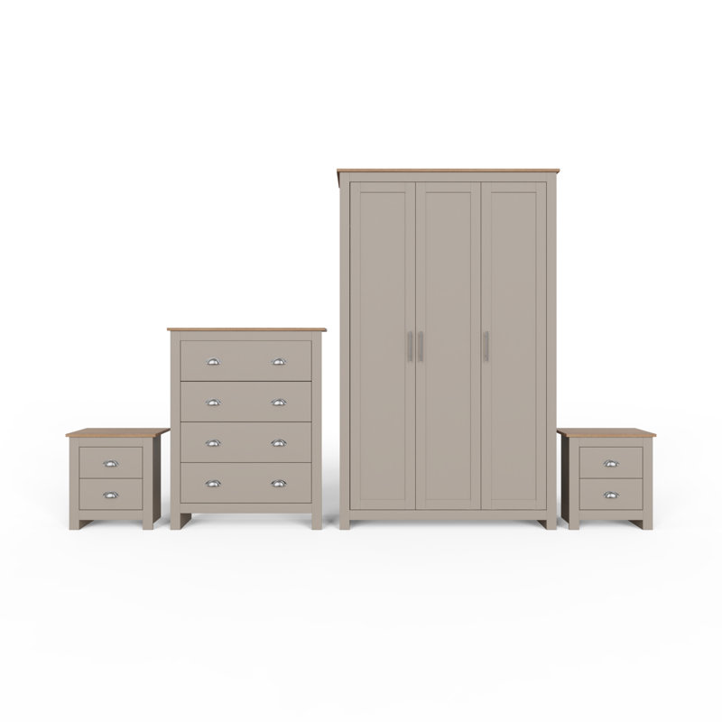 Kenneth Piece Bedroom Set, Grey