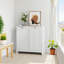 Panier à linge incliné avec paniers amovibles et armoire de rangement