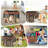 Panel Fabric Exercise Pen With Door-49265884-49265886