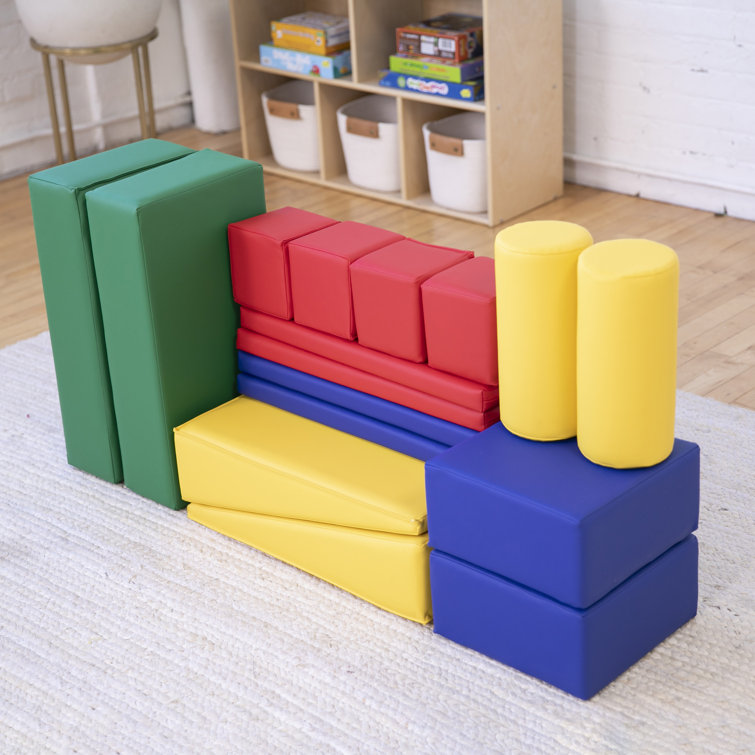 Multicolor Foam Building Block Soft Kids Playset, Daycare