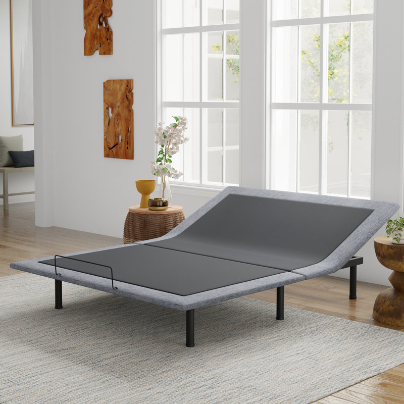 Slumber Solutions 15" Zero Gravity Adjustable Base with Wireless Remote, Queen