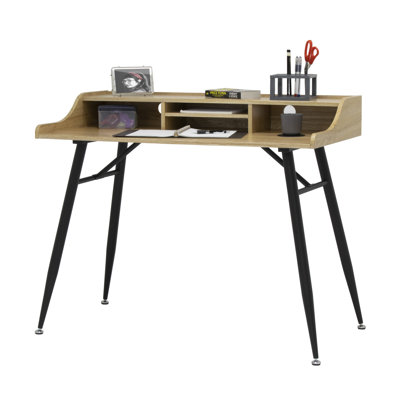 Haddan Metal Base Writing Desk