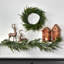 48" Uv Natural Touch Cedar/Pine Garland