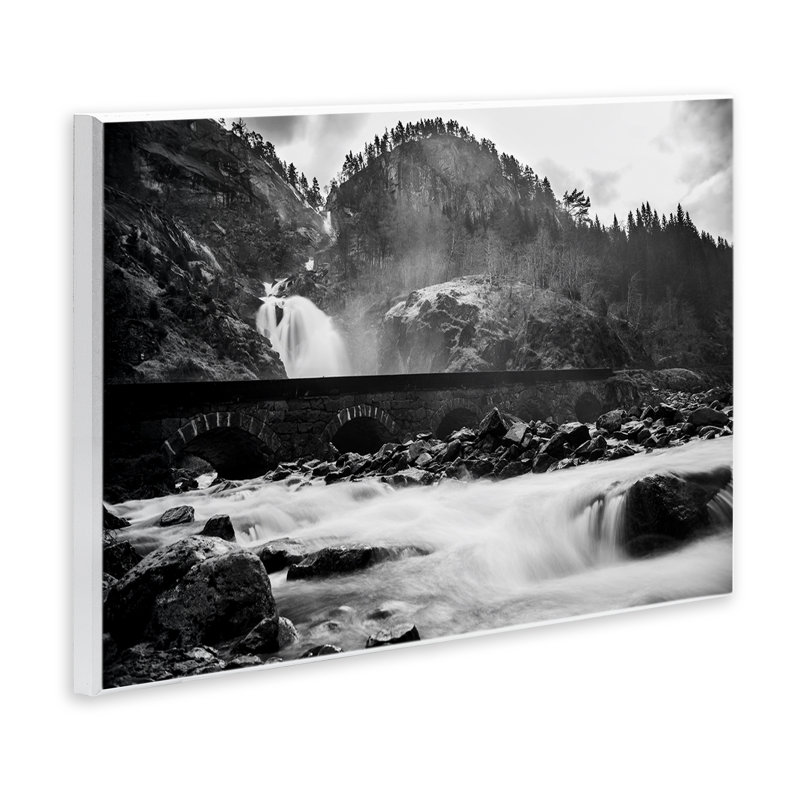  «Waterfall Ravine», photographie sur plaque murale par Thomas Tepstad Berge, H 13 po x l 19 po