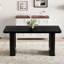 64.5 x 35.4 Inch Stylish Black Wood Colour Textured Dining Table