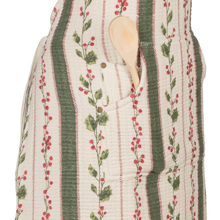Hollyberry Stripes Apron