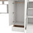 Elevare Bunk Bed With Roof And Window, Pinewood And MDF-417641048-417641050