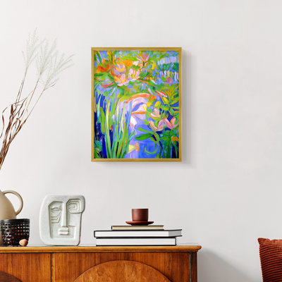 FLORAL Series DCXV  -Premium Framed Print -Ready to Hang - No Nails Required