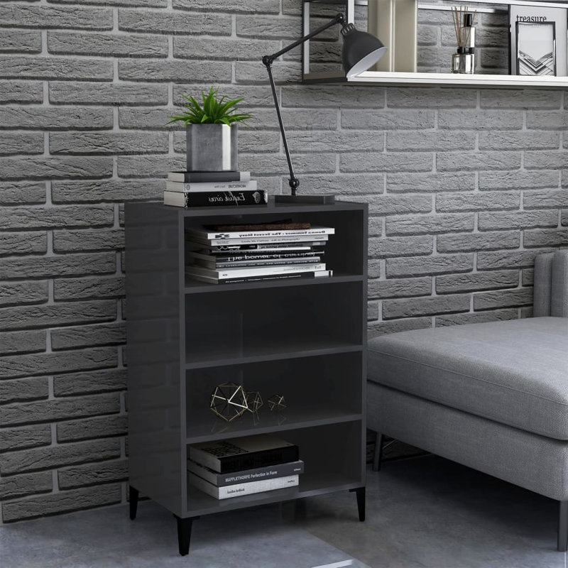 Stourbridge 57cm Sideboard, High Gloss Grey