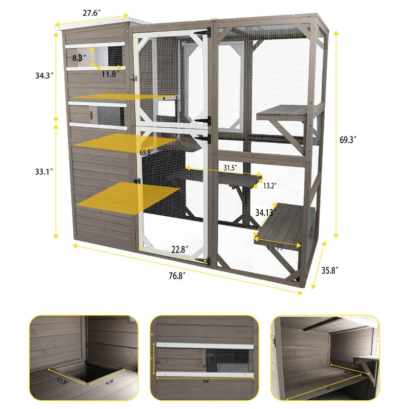 Outdoor Playpen Catio Cat Enclosure