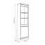 Aryanna Curio Cabinet with tempered glass-36912651