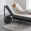 Base de lit réglable avec tête de massage et pied incliné, télécommande sans fil pour très grand lit, deux types de ports USB: Type-A et Type-C, veilleuse à DEL, 4 pieds réglables en hauteur Assemblage facile