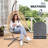 Single Person Wicker Swing Chair with Stand, Suitable for Indoor & Outdoor.-1423114314