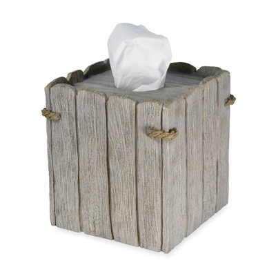 Driftwood Tissue Box Cover