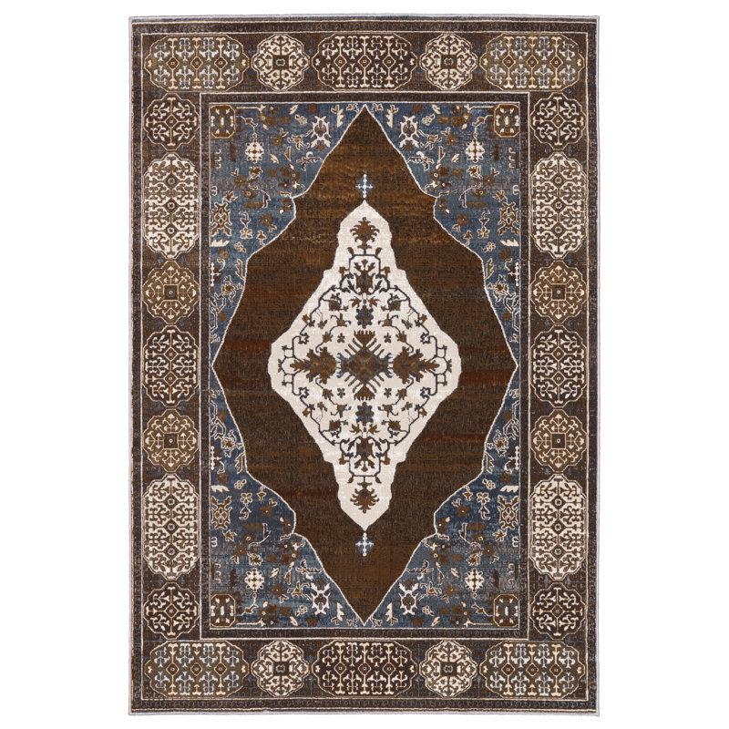 Raynisha Oriental Indoor Rug, Rectangle 6'7" x 9'6"