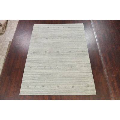 One-of-a-Kind 7'10" X 10'10" New Age Wool Area Rug in