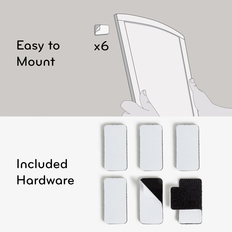 MOD And Pin-It Wall Cork Magnetic Mini - Up To 2' Bulletin Board