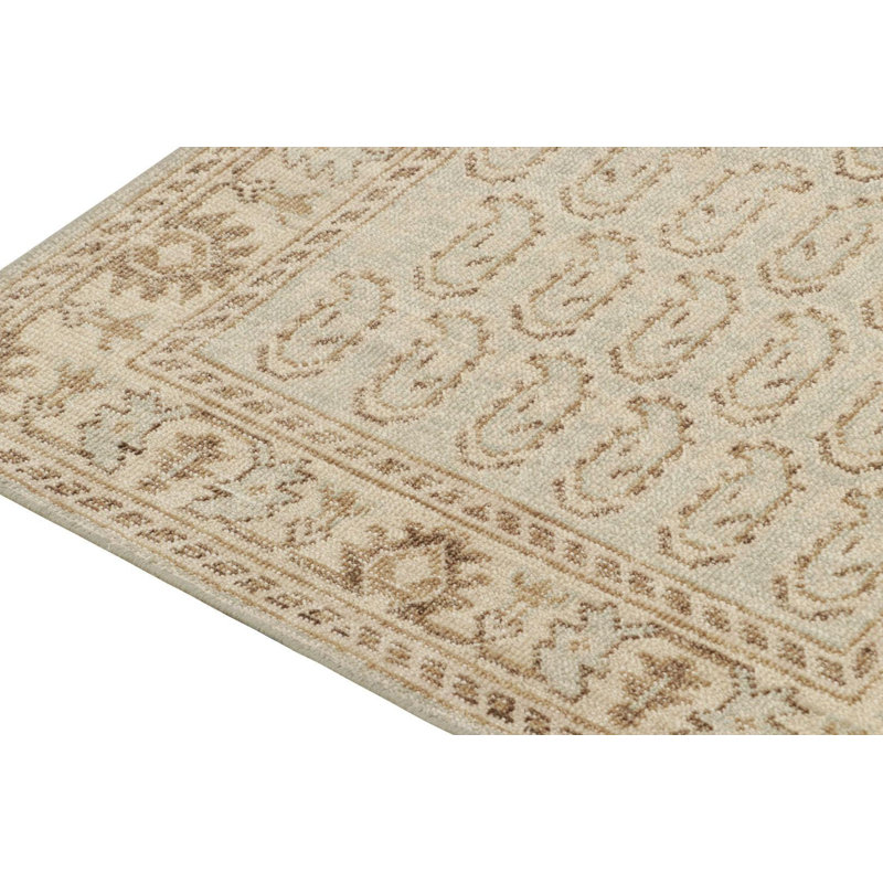 One-of-a-Kind 3'10" X 7'11" Hand Knotted Area Rug
