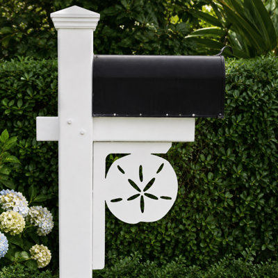 Sand Dollar Weatherproof PVC Mailbox and Porch Bracket