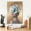 «Blue Flower Lady» par Svetlana Aleynikova, art mural sur toile-440942231