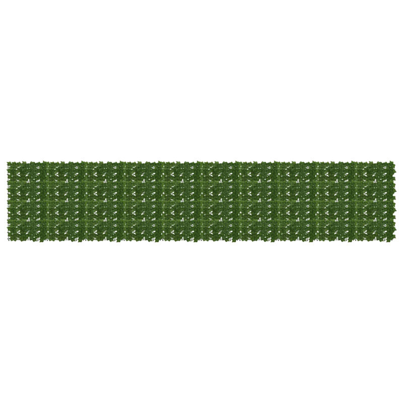 Vidaxl Balcony Screen With Leaves Garden Sunshade Dark Green/Green Multi Sizes, 500cm W x 100cm D