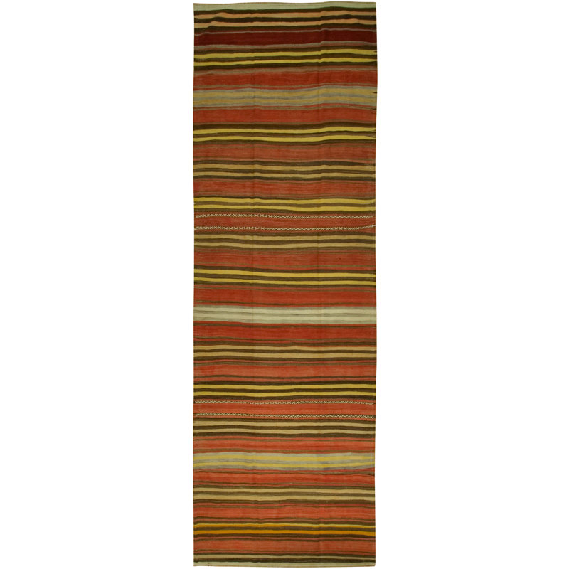 Tapis de couloir rétro Kilim