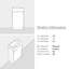 Ensemble de meuble-lavabo simple 18 po Fatebena