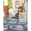 Tapis contemporain bleu marine et ivoire Avelynn-1747950706