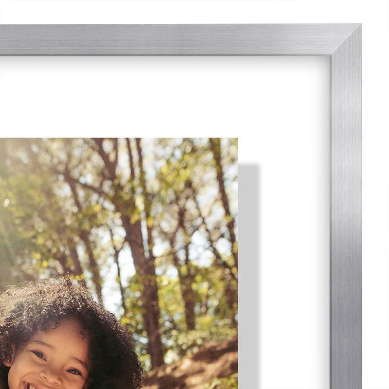 Cadre photo Wakas, Argent, 8 po x 10 po