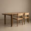Table de salle à manger de style nordique en bois massif ovale-109079960