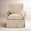 Devon Slipcover Swivel Chair-Broadway Dune-902086297