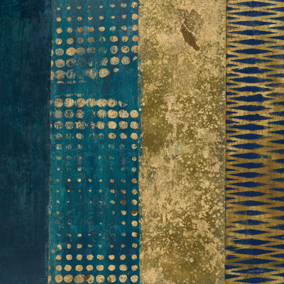 «Juxtapose III Metallic» par Cheryl Warrick - impression sur toile tendue
