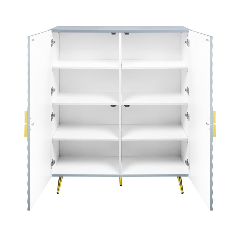 Armoire d'appoint Gaines AC01032, Gris