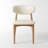 Solid Oak Modern Assembled Upholstered Dining Chair-939080952
