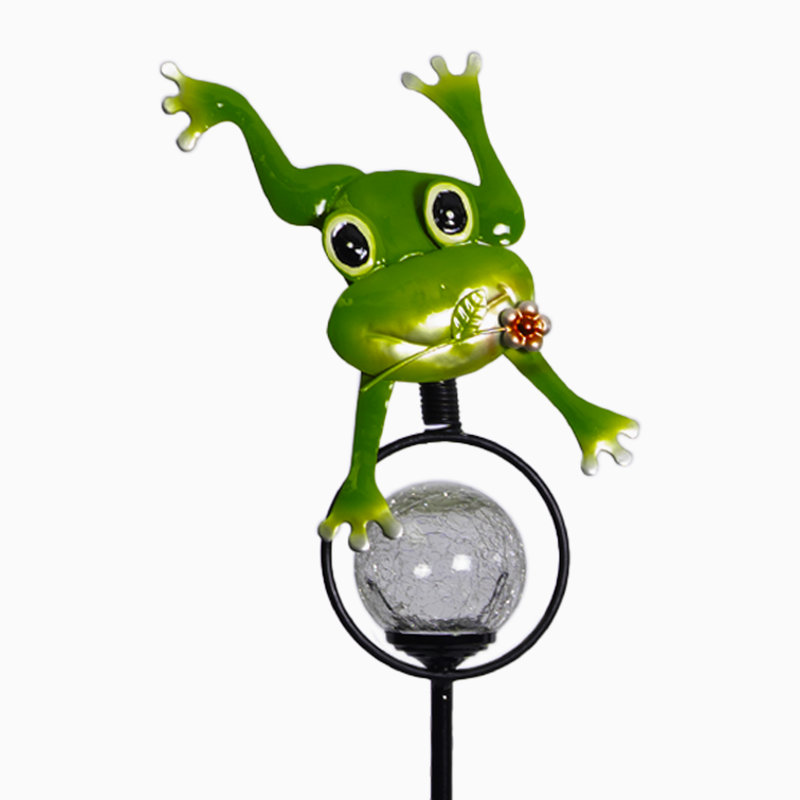 Bubovice Weather Resistant Animals Garden Stake, Jumping