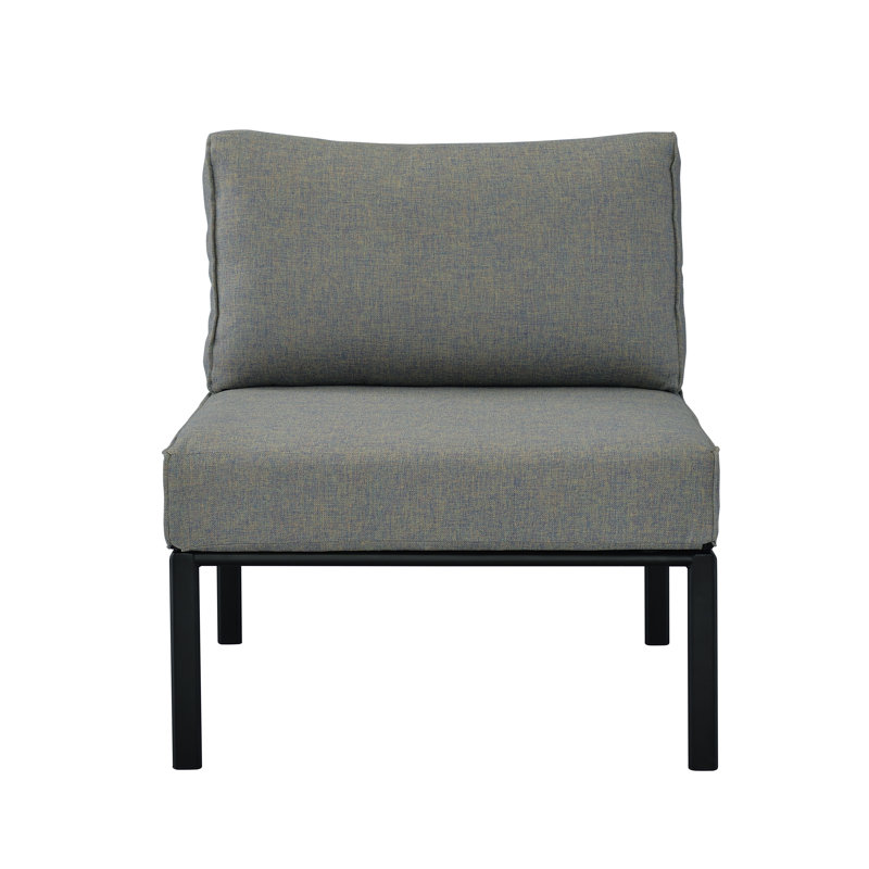 Chaise d'extérieur sans accoudoirs pour l'extérieur Rajni