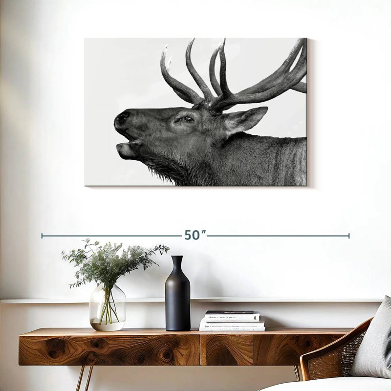 Brampt Deer Call, 24" H x 36" W