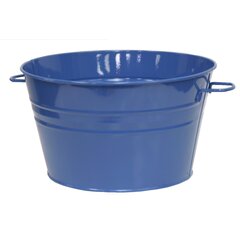 Blue Oval Small Plastic Party Tub, 2-Pack