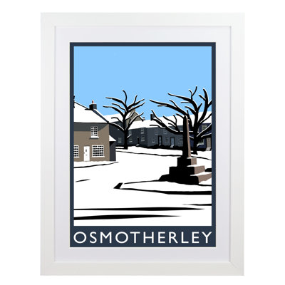 Osmotherley In Snow by Richard O'Neil - Print