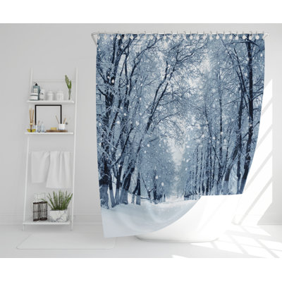 Jaano Polyester Shower Curtain Set