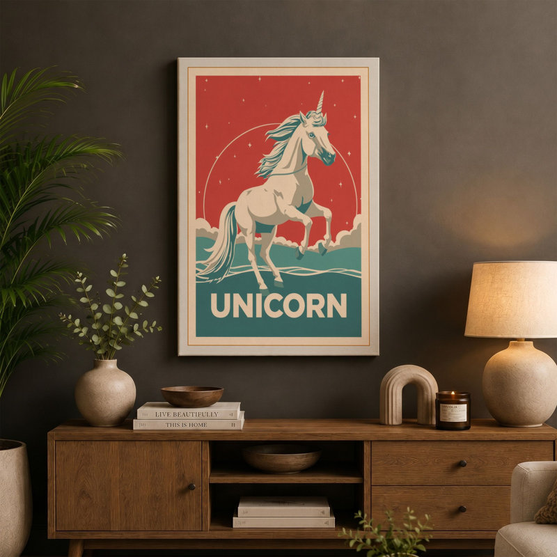 Print, 30x20 - 76.2 x 50.8 cm, Teal Border