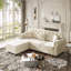 Velours Chesterfield canapé garniture cloutée capitonnée-1217001427