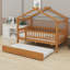 Lit en bois avec couchette-1612886206